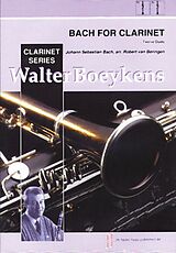  Notenblätter Bach for clarinet 12 duets for 2 clarinets