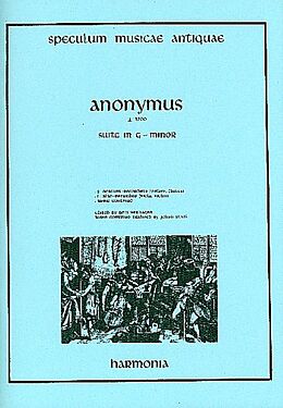 Anonymus Notenblätter Suite in g Minor