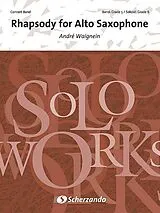 André Waignein Notenblätter Rhapsody for Alto Saxophone