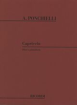Amilcare Ponchielli Notenblätter Capriccio für Oboe und Klavier