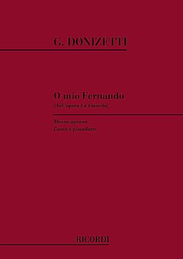 Gaetano Donizetti Notenblätter O mio Fernando aus der Oper La favorita