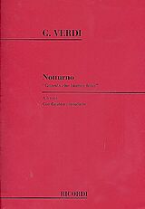Giuseppe Verdi Notenblätter Notturno