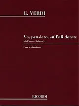 Giuseppe Verdi Notenblätter Va pensiero