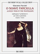 Giacomo Puccini Notenblätter O soave fanciulla per soprano e