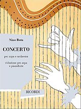 Nino Rota Notenblätter Konzert für Harfe und Orchester