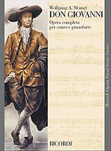 Wolfgang Amadeus Mozart Notenblätter Don Giovanni