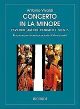 Antonio Vivaldi Notenblätter Concerto la minore F.VII,5