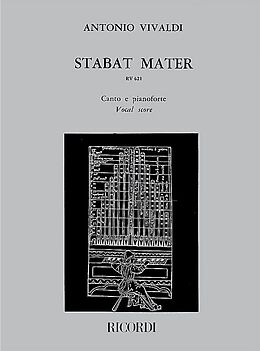 Antonio Vivaldi Notenblätter Stabat Mater per contralto e orchestra