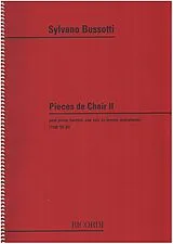 Sylvano Bussotti Notenblätter Pieces de Chair II