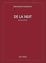 Salvatore Sciarrino Notenblätter De la nuit