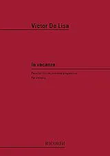 Victor De Lisa Notenblätter In vacanza