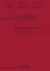 Francesco Maria Veracini Notenblätter Sonata mi minore op.2,8
