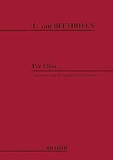 Ludwig van Beethoven Notenblätter PER ELISA PER CHITARRA