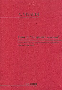 Antonio Vivaldi Notenblätter Temi da Le quattro stagioni