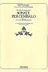 Francesco Durante Notenblätter Sonate per cembalo