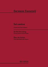 Germano Cavazzoli Notenblätter Sul cantino 15 pezzi facili