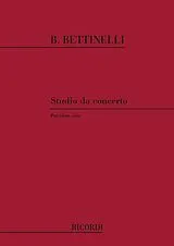 Bruno Bettinelli Notenblätter Studio di concerto per oboe