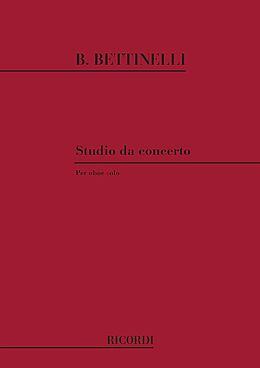 Bruno Bettinelli Notenblätter Studio di concerto per oboe