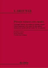 Leo Brouwer Notenblätter Paisaje cubano con rumba