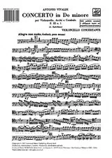 Antonio Vivaldi Notenblätter Concerto do minore F.III-1