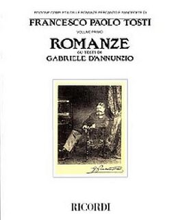 Francesco Paolo Tosti Notenblätter Romanze su testi di Gabriele