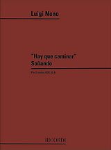 Luigi Nono Notenblätter Hay que caminar