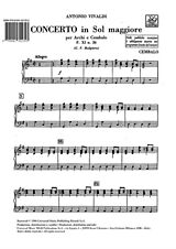 Antonio Vivaldi Notenblätter SONATA SOL MINORE PER ARCHI E