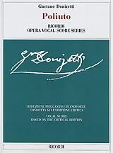 Gaetano Donizetti Notenblätter Poliuto
