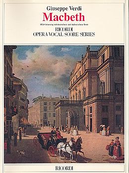 Giuseppe Verdi Notenblätter Macbeth Klavierauszug
