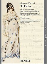 Giacomo Puccini Notenblätter Tosca Klavierauszug (it/en)