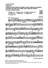 Antonio Vivaldi Notenblätter Magnificat RV 610-611