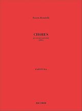Fausto Romitelli Notenblätter Chorus (2001)