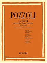 Ettore Pozzoli Notenblätter 24 studi di facile meccanismo