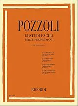 Ettore Pozzoli Notenblätter 15 leichte Etüden für kleine Hände