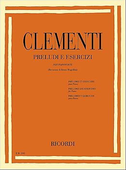Muzio Clementi Notenblätter Preludi e esercizi