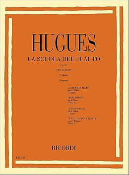 Louis Hugues Notenblätter La scuola del flauto op.51 vol.2