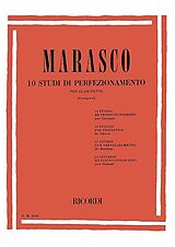 Giuseppe Marasco Notenblätter 10 Studi di perfezionamento per clarinetto