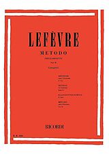 Jean Xavier Lefèvre Notenblätter Metodo per clarinetto vol.2