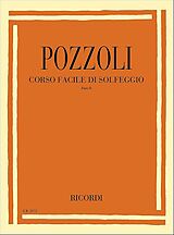 Ettore Pozzoli Notenblätter Corso facile di solfeggio vol.2