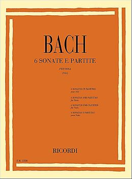 Johann Sebastian Bach Notenblätter 6 sonate e partite
