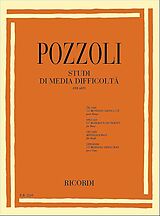 Ettore Pozzoli Notenblätter Studi di media difficolta für Harfe
