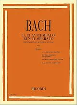 Johann Sebastian Bach Notenblätter Il clavicembalo ben temperato