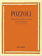 Ettore Pozzoli Notenblätter Solfeggi cantati à 2 voci