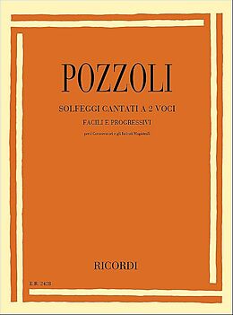 Ettore Pozzoli Notenblätter Solfeggi cantati à 2 voci