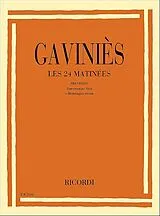 Pierre Gaviniés Notenblätter Les 24 matinees per violino