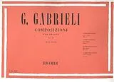 Giovanni Gabrieli Notenblätter Composizioni vol.3