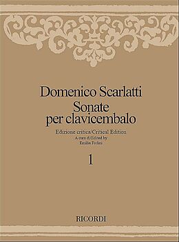 Domenico Scarlatti Notenblätter Sonate per clavicembalo vol.1