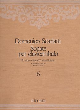 Domenico Scarlatti Notenblätter Sonate per clavicembalo vol.6