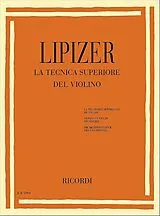 Rodolfo Lipizer Notenblätter La Tecnica superiore del violino