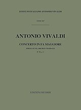 Antonio Vivaldi Notenblätter Concerto fa maggiore F.VI-1